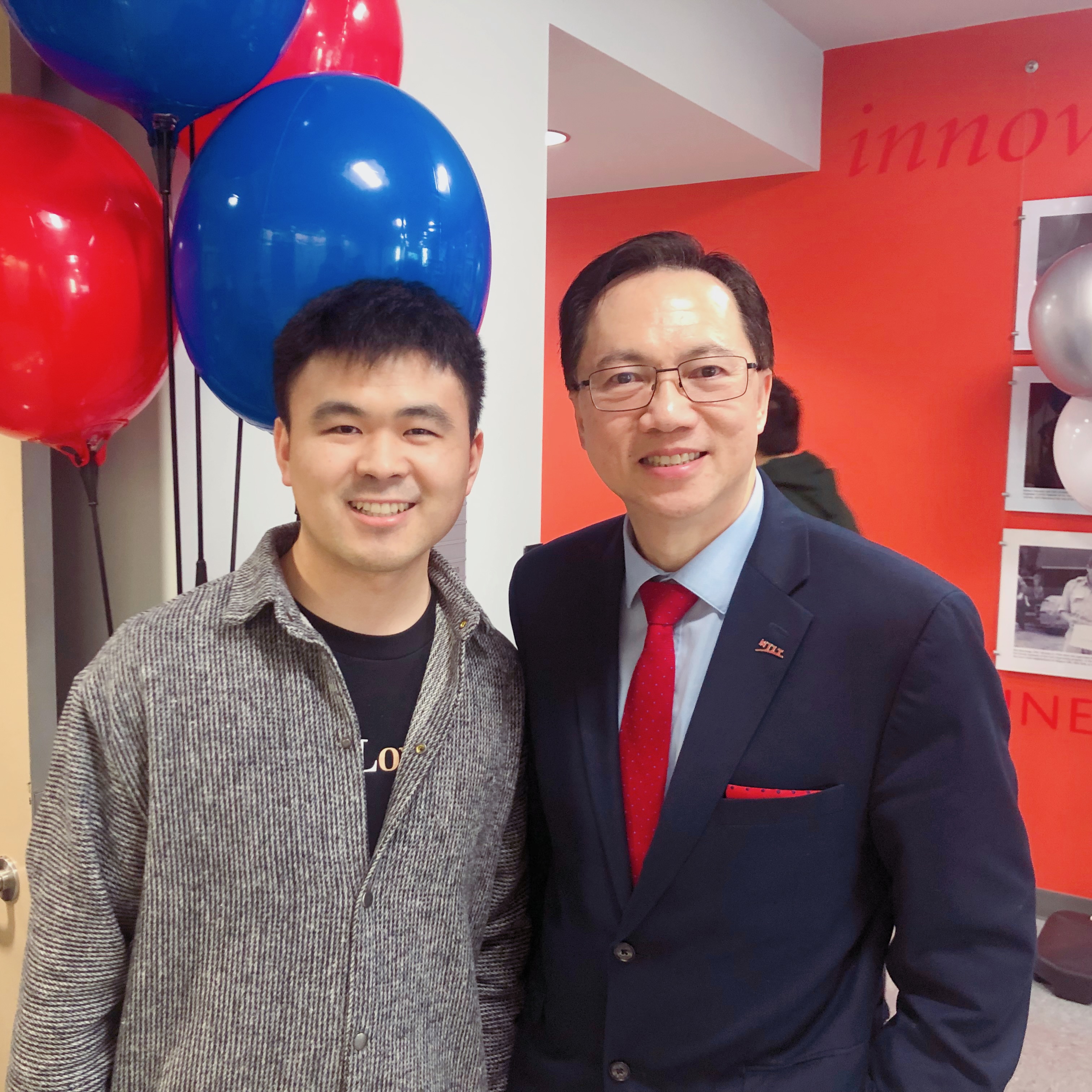 With Dr. Teik C. (President Of Njit), 2023.
