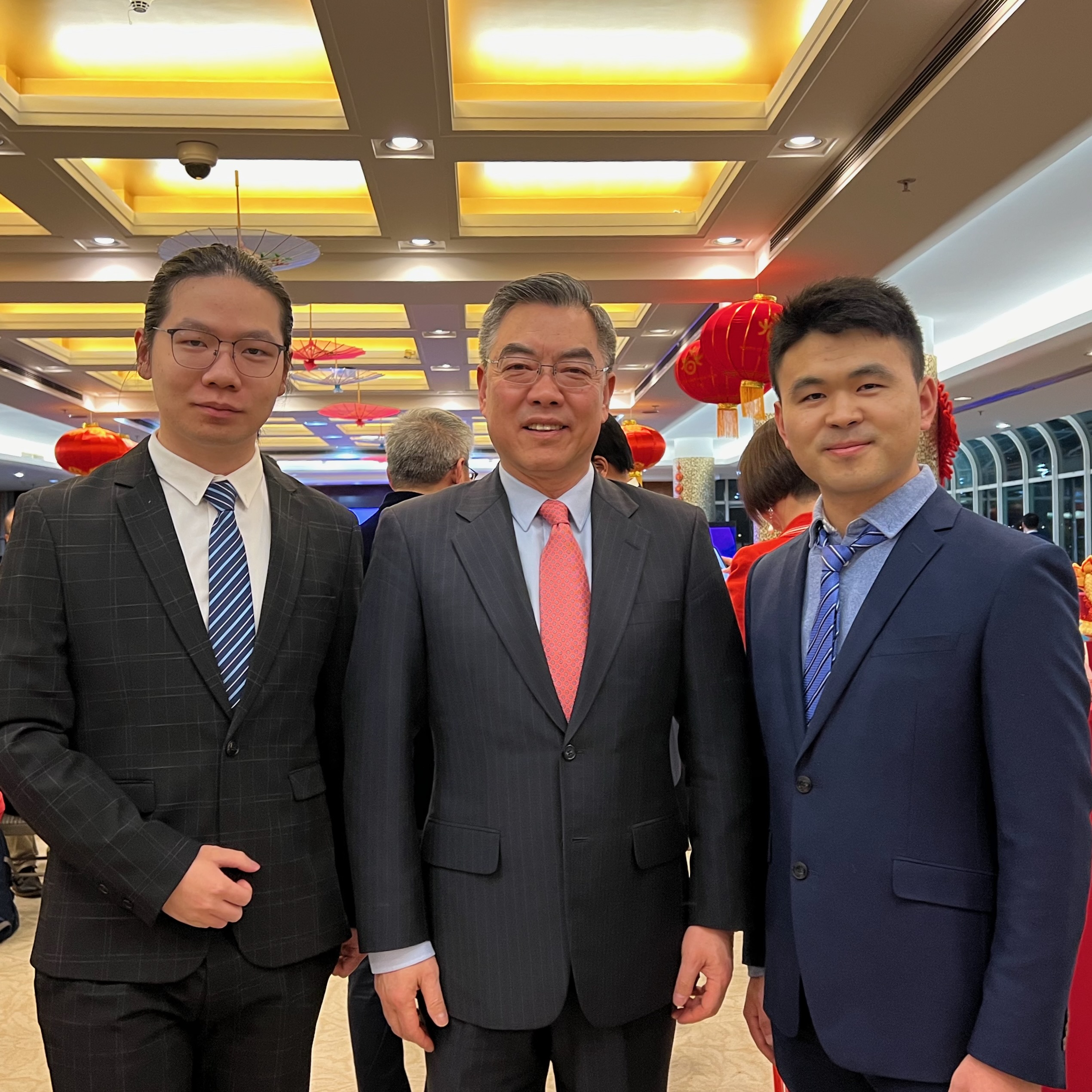 With Huangping (Consul General), 2024.